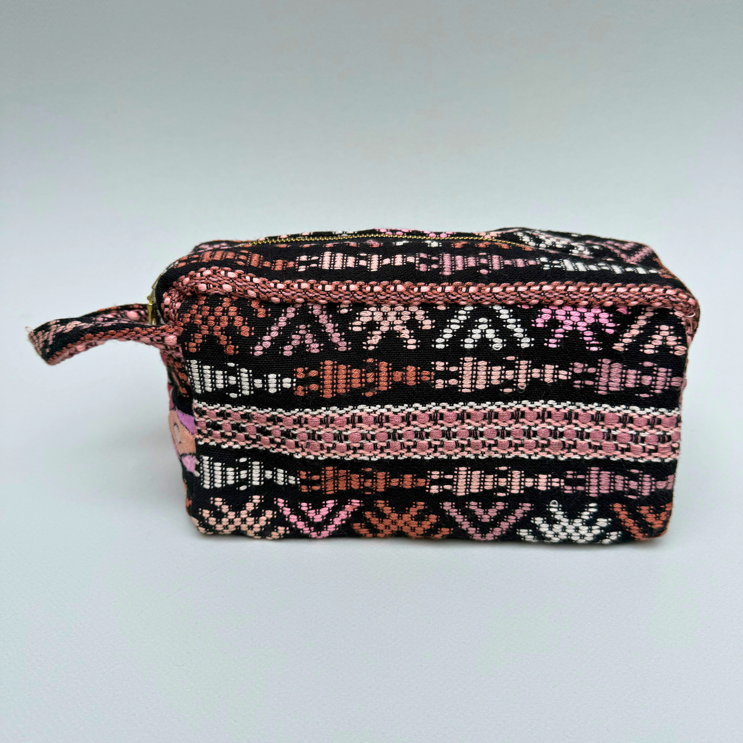 Handwoven (and Spill Proof) Cosmetic Travel Bag