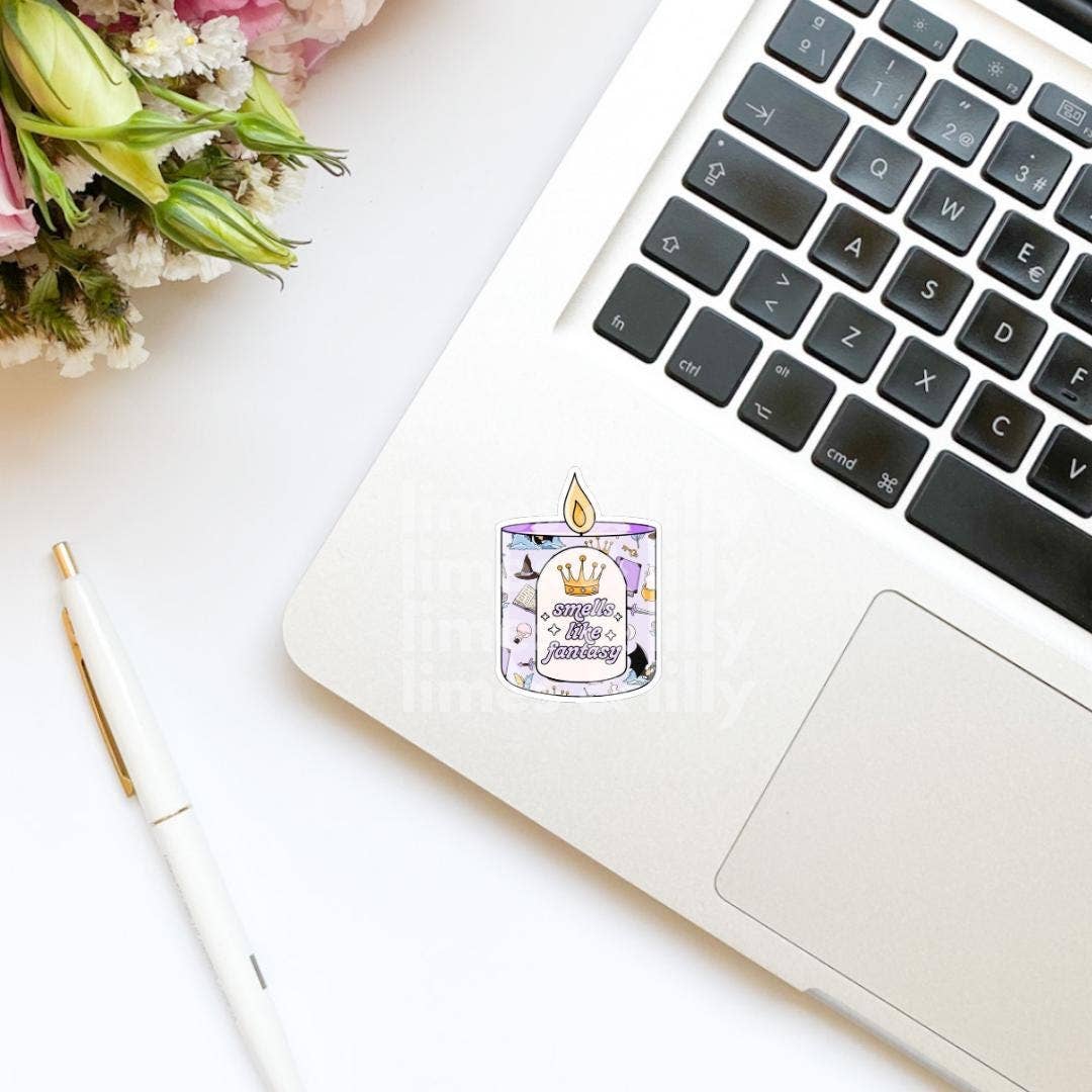 Smells Like Fantasy Sticker | Fantasy Reader Candle Sticker