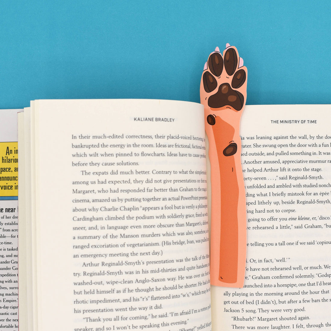 Dog Paw Die Cut Bookmark – Double-Sided