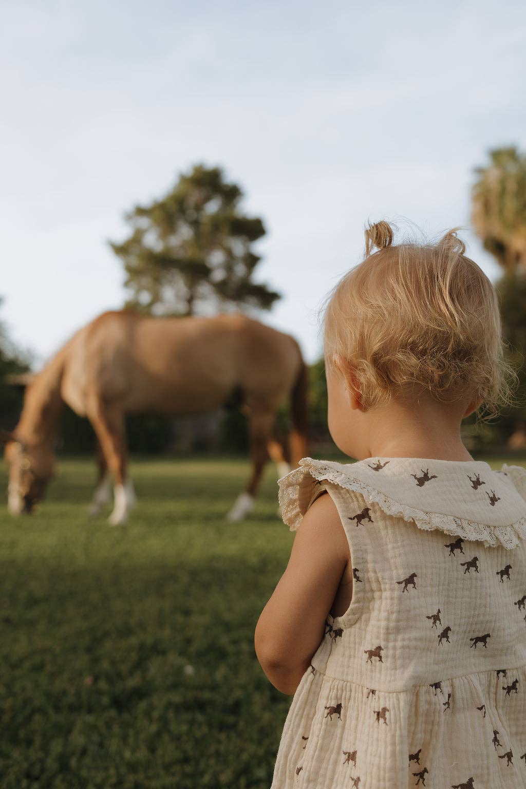 The Wild Horses Muslin Romper