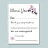The image is a white card with a pair of pink ice skates on top, and it contains a message of gratitude.