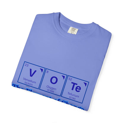 Vote Element of Change T-Shirt — Political Voting Awareness Tee