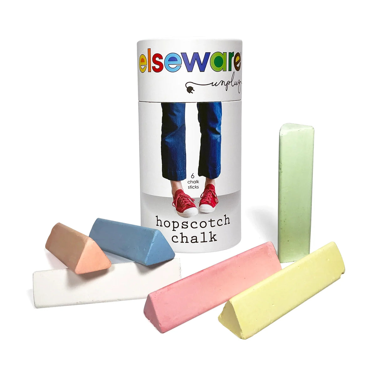 Hopscotch Chalk - Talc-Free - 6 Natural &amp; Non-Toxic Colors