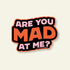 Sticker with text &