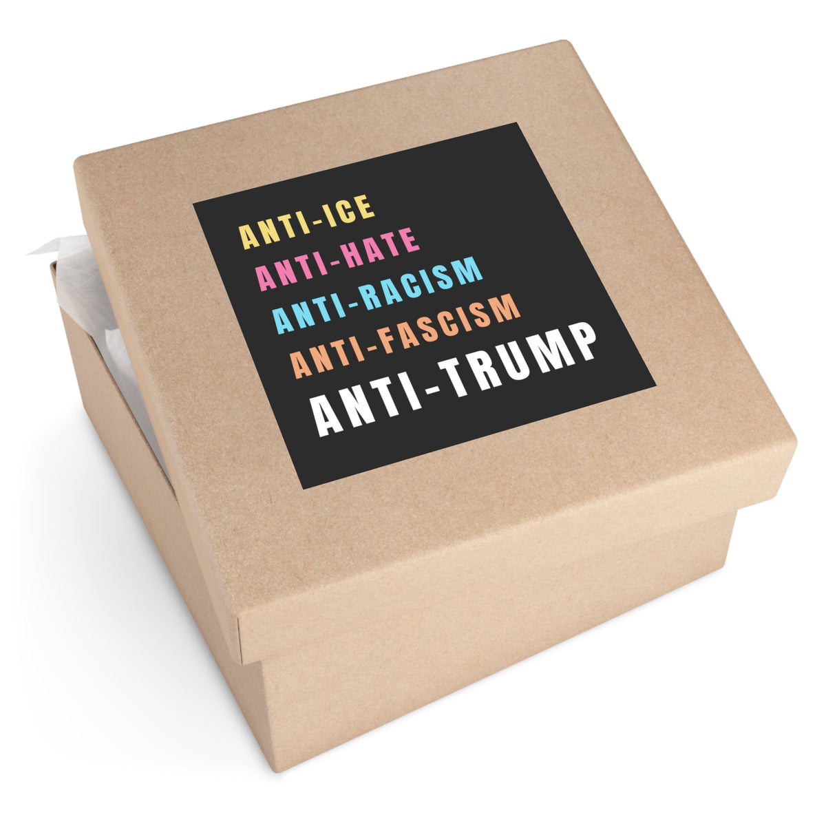 Anti-ICE Anti-Hate Anti-Racism Anti-Fascism Anti-Trump Sticker