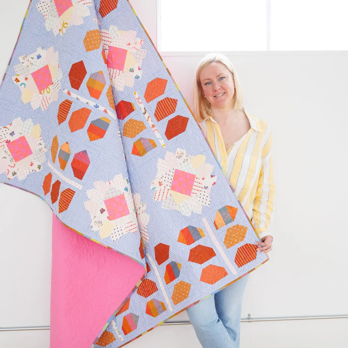 Petal Patch Quilt Pattern - Printed