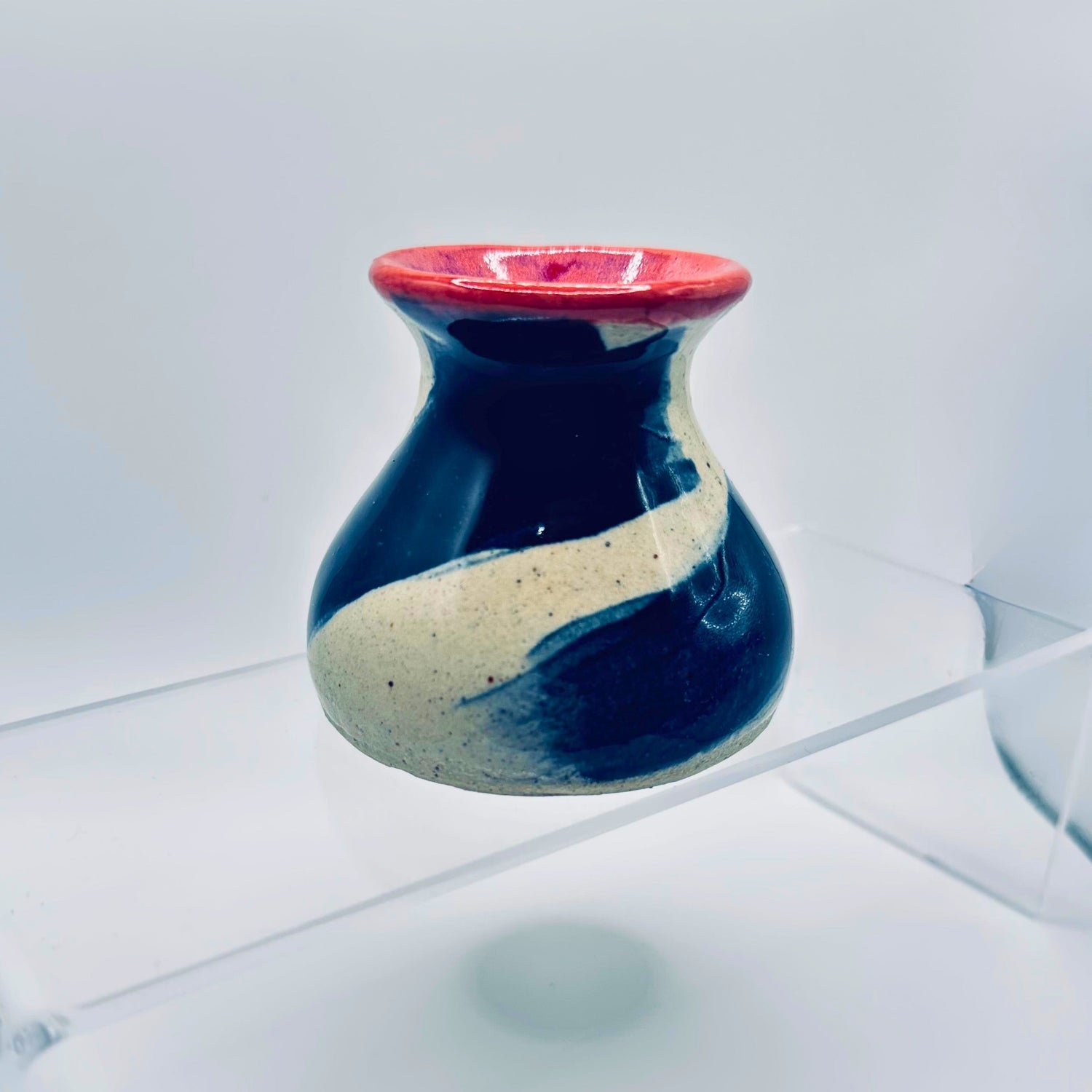 Handmade Ceramic Vase - Swirl