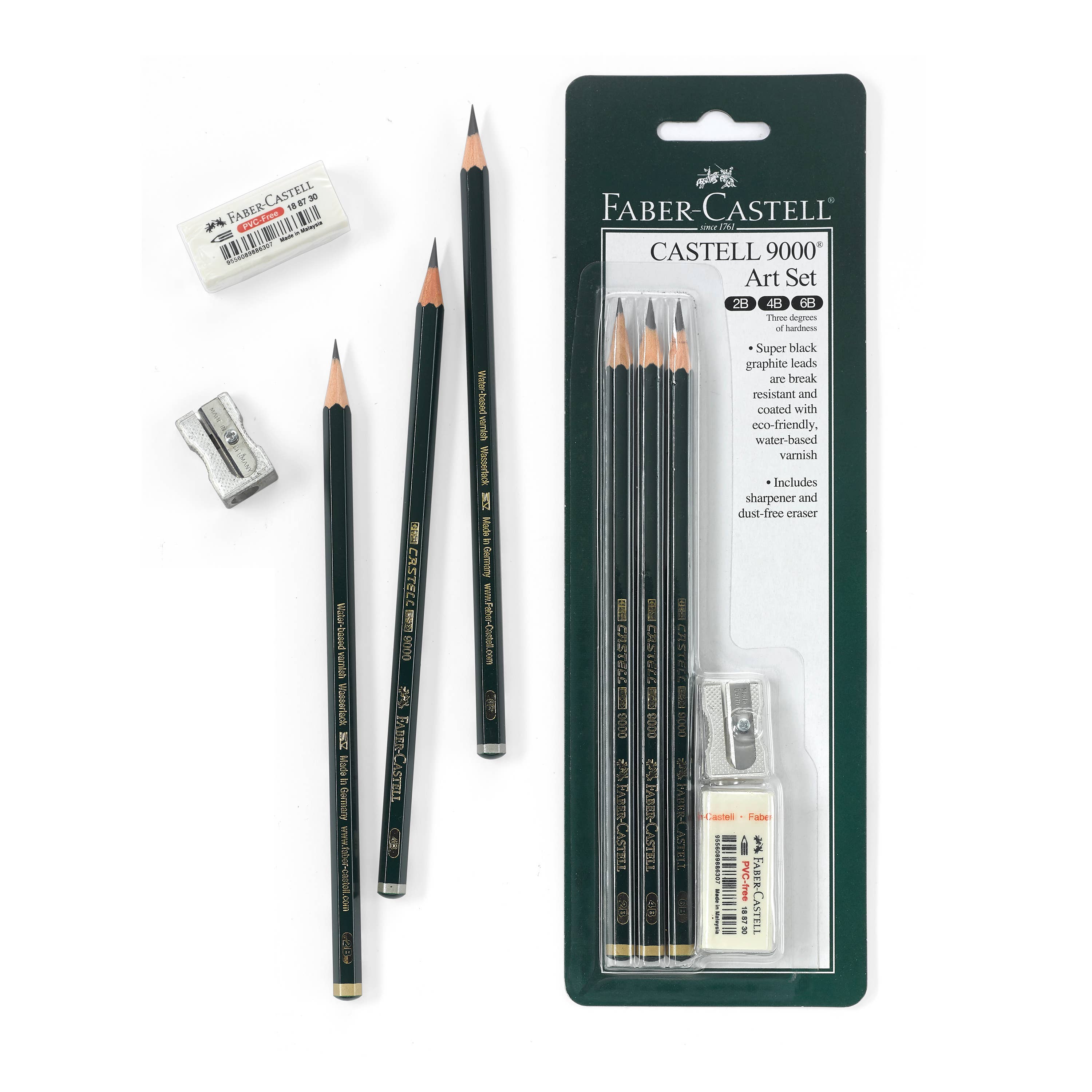 Castell 9000 Graphite Pencils, Art Set