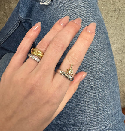 Gold Micro-Mini Trophy Ring