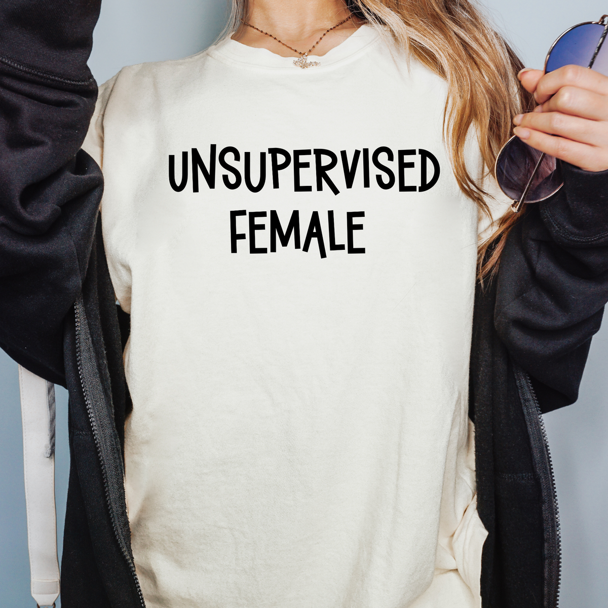 Feminist T-Shirt, Unsupervised Female,