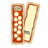 Pizza Reading Reward illustrated bookmark badge — cheesy pizza reading tracker bookmark by MangoIllustrated