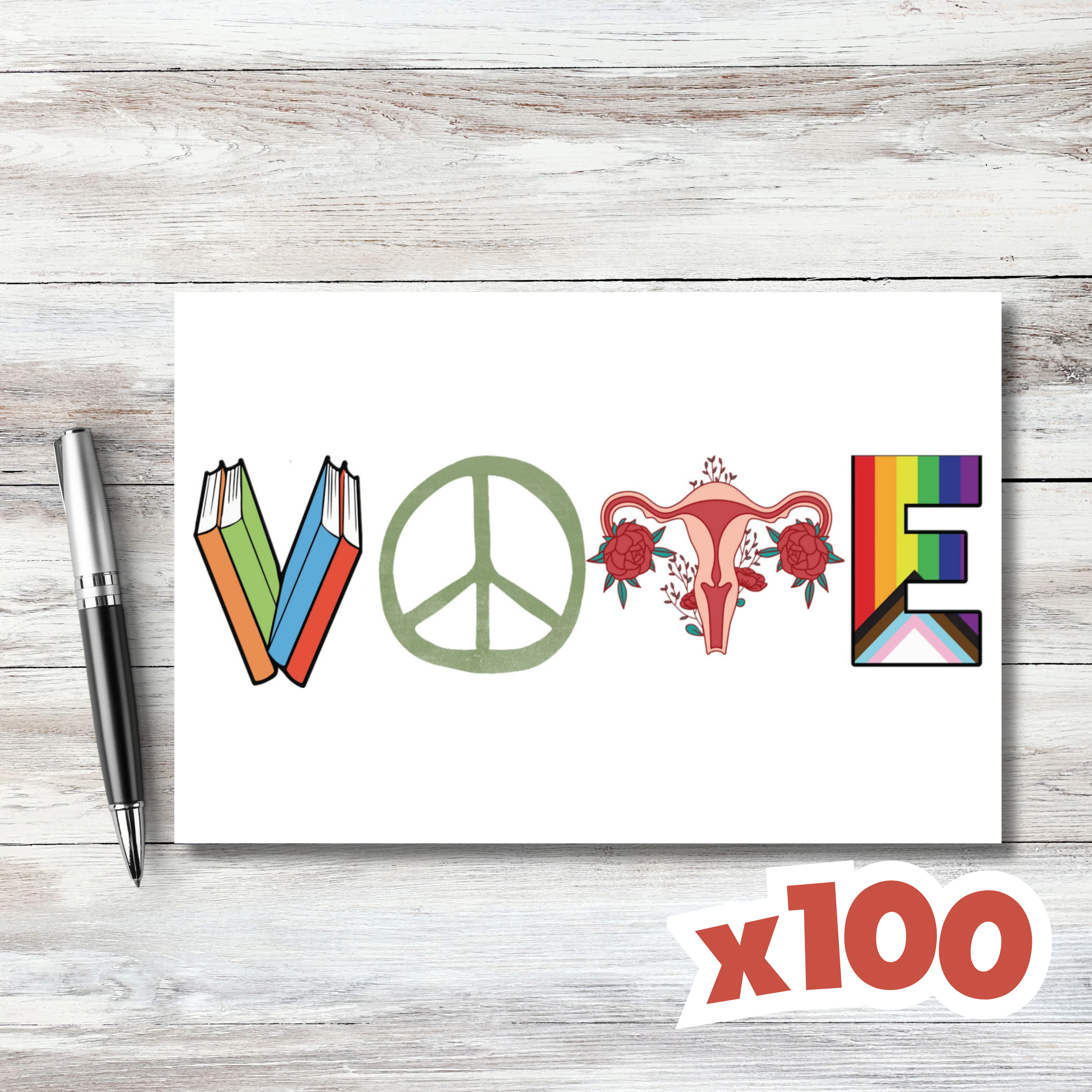 Postcards to Voters: Vote Political Postcard