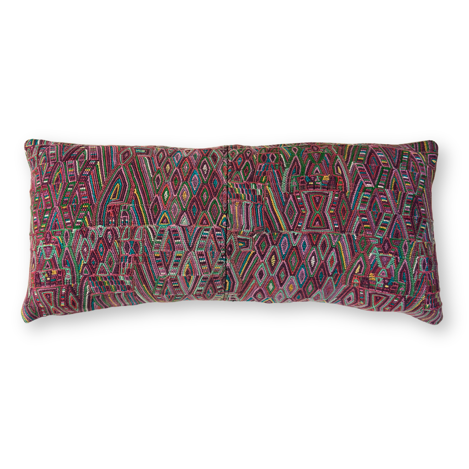 Huipil &amp; Hemp Throw Pillow Cover
