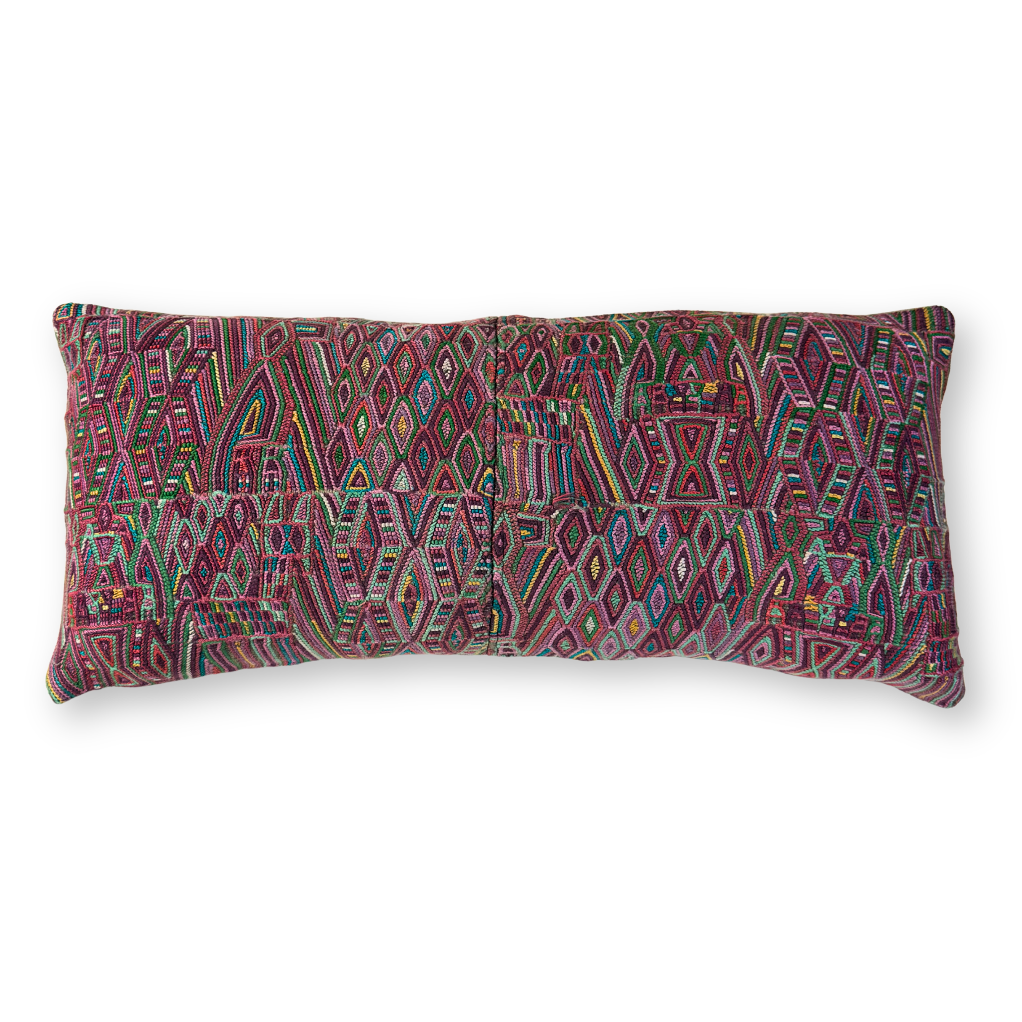 Huipil &amp; Hemp Throw Pillow Cover