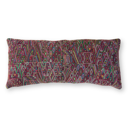 Huipil &amp; Hemp Throw Pillow Cover