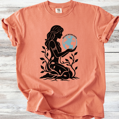 Reclaim Mother Earth Tshirt, Feminist Earth Day Tee, Gaia Goddess Shirt