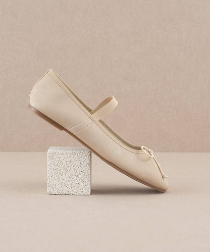 The London Beige | Ballet Pointe Flat-ON SALE