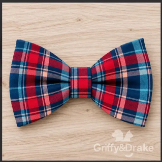 Cranberry Kisses Bow Tie