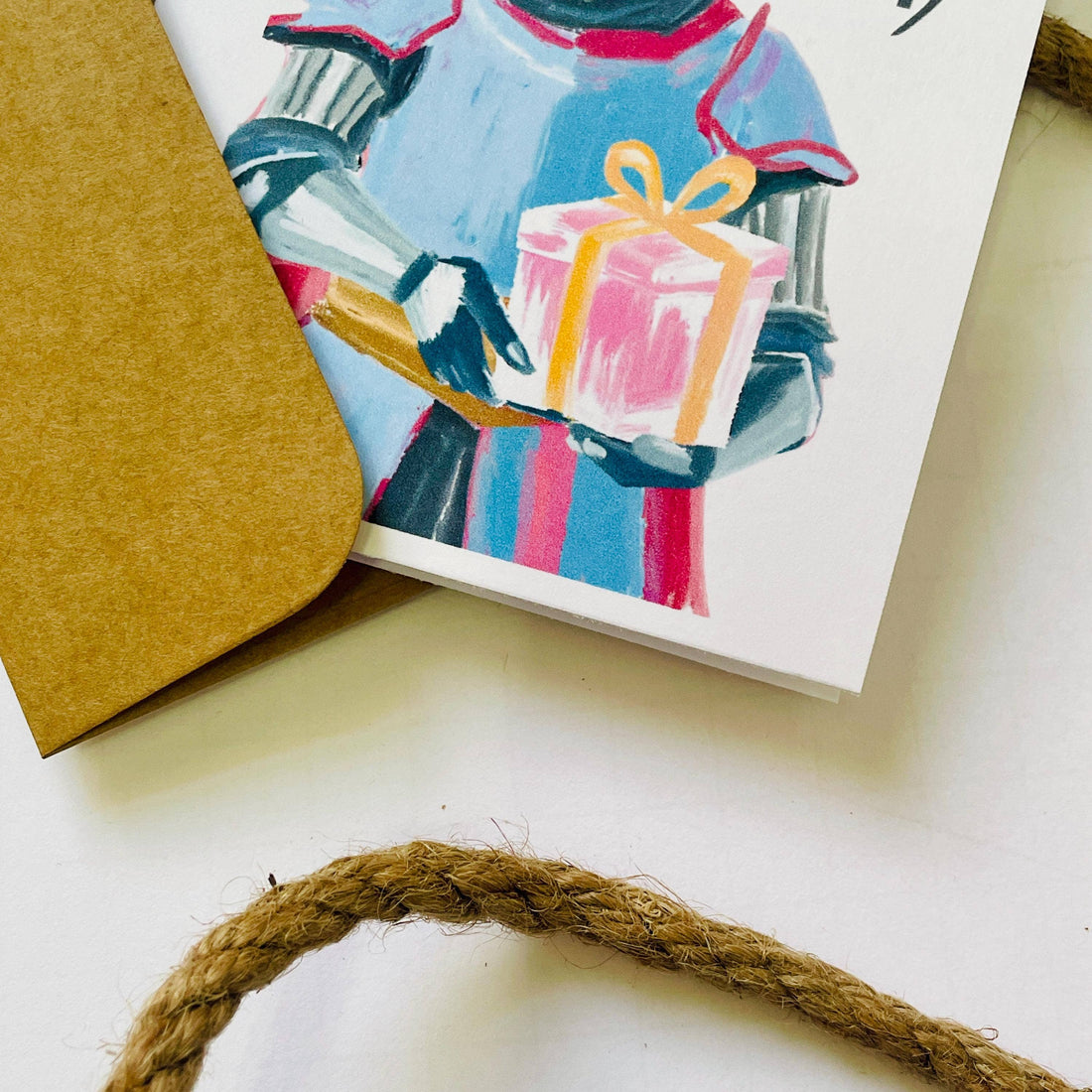 A Token of Love Medieval Birthday Card
