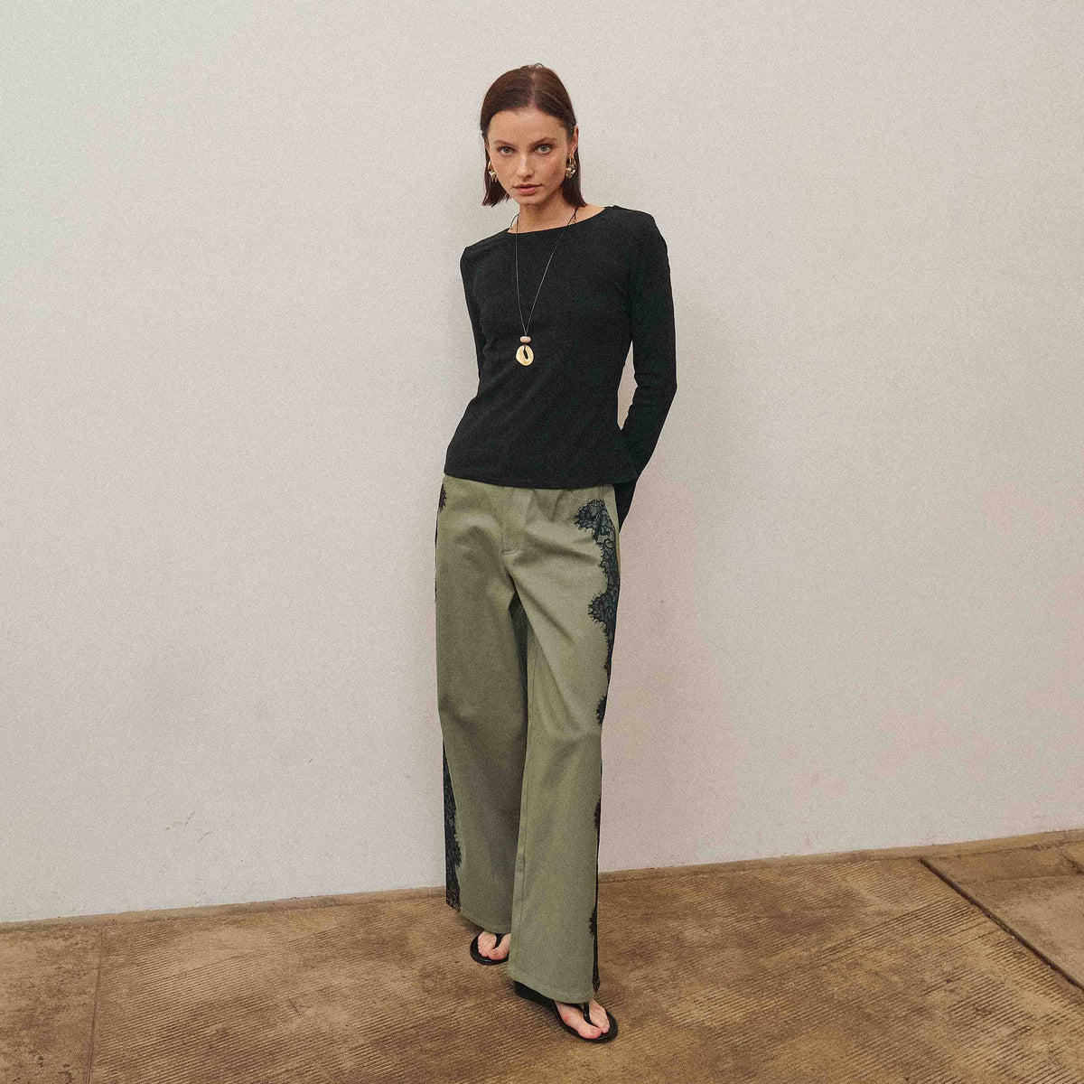 Pre-Order: The Able Lace Back Long Sleeve Top