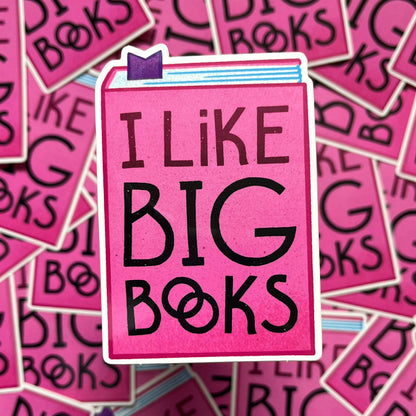 Pink sticker with &