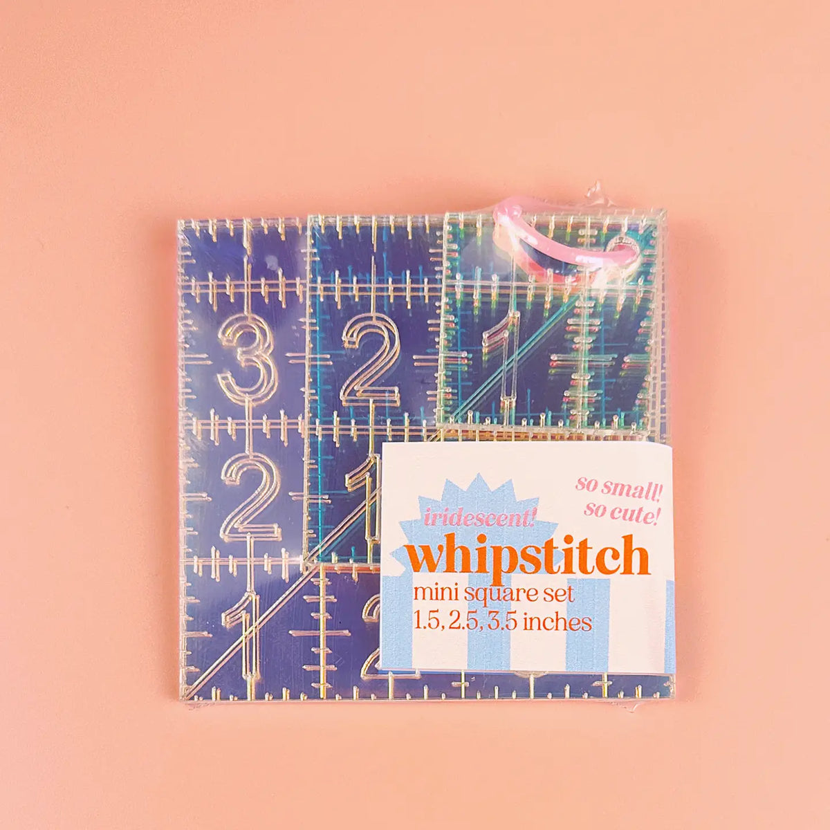 Mini Squares Set - Iridescent Quilting Rulers