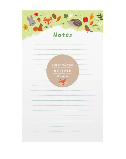 Forest Animals Notepad