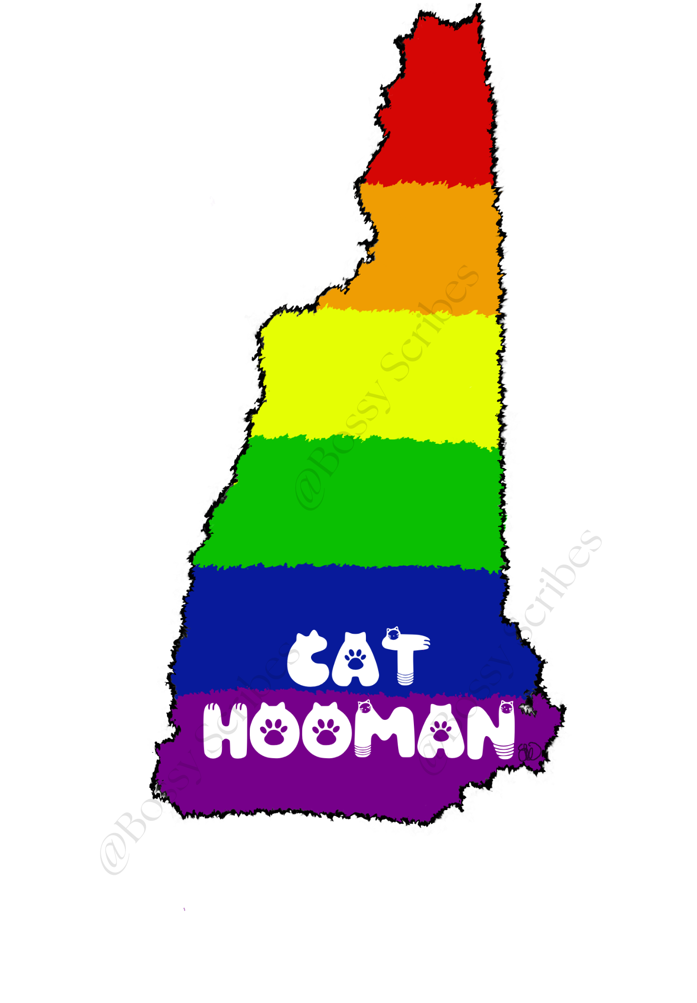 Live Free &amp;amp; Proud — New Hampshire Pride Stickers