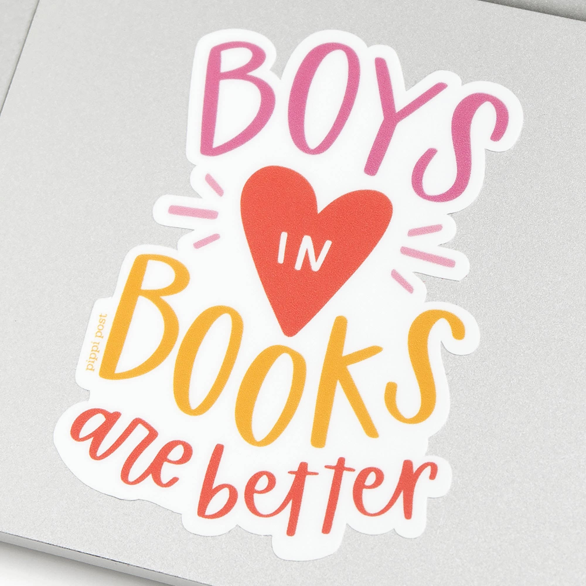 Boys in Books Sticker