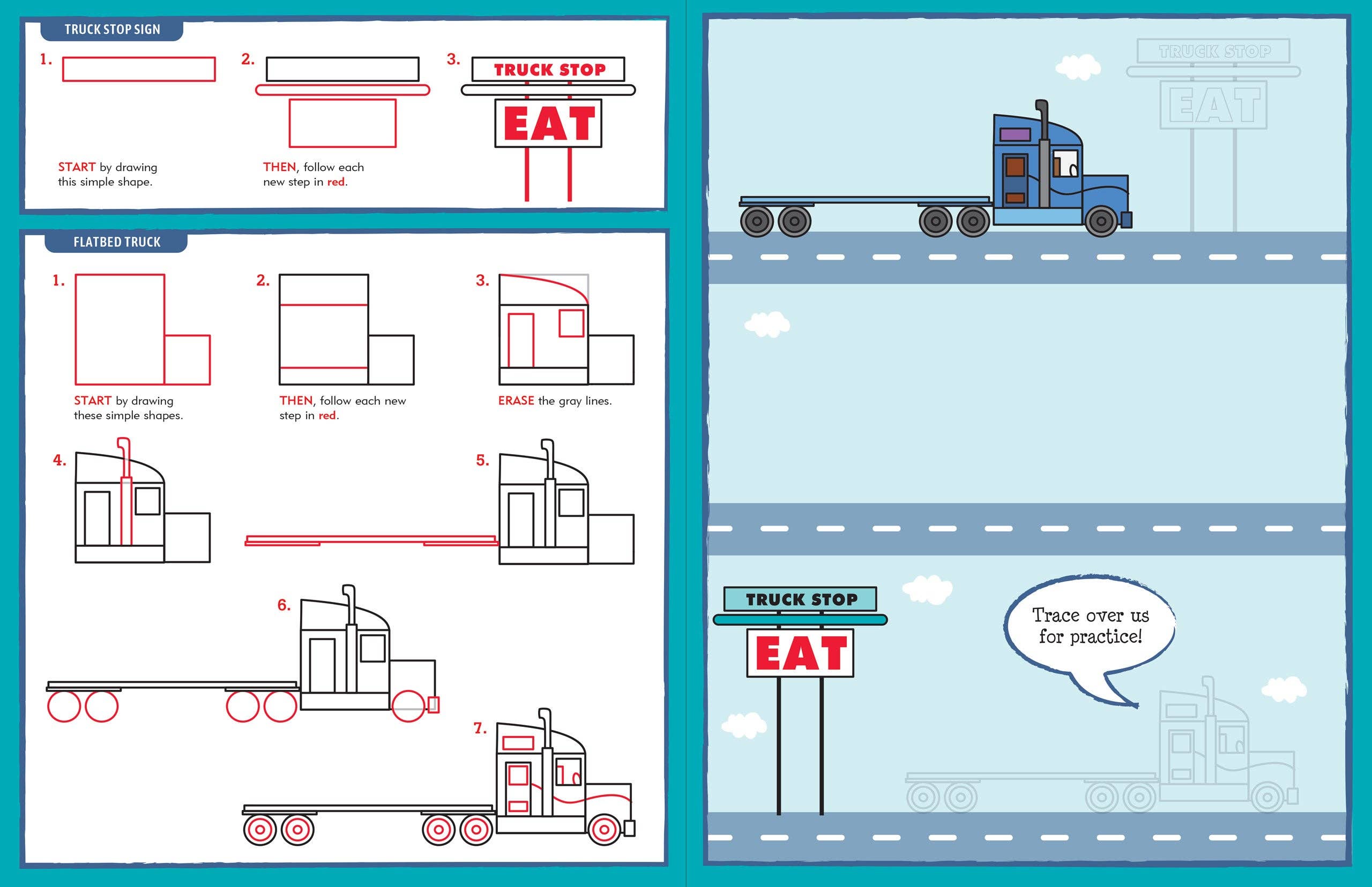 Learn to Draw . . . Cars, Trucks, &amp; Trains!