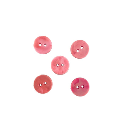 Little Recycled Plastic Buttons - Dusty Pink
