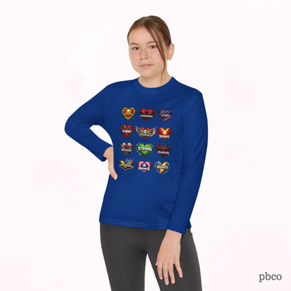 Youth Superhero Love Long Sleeve Tee Shirt