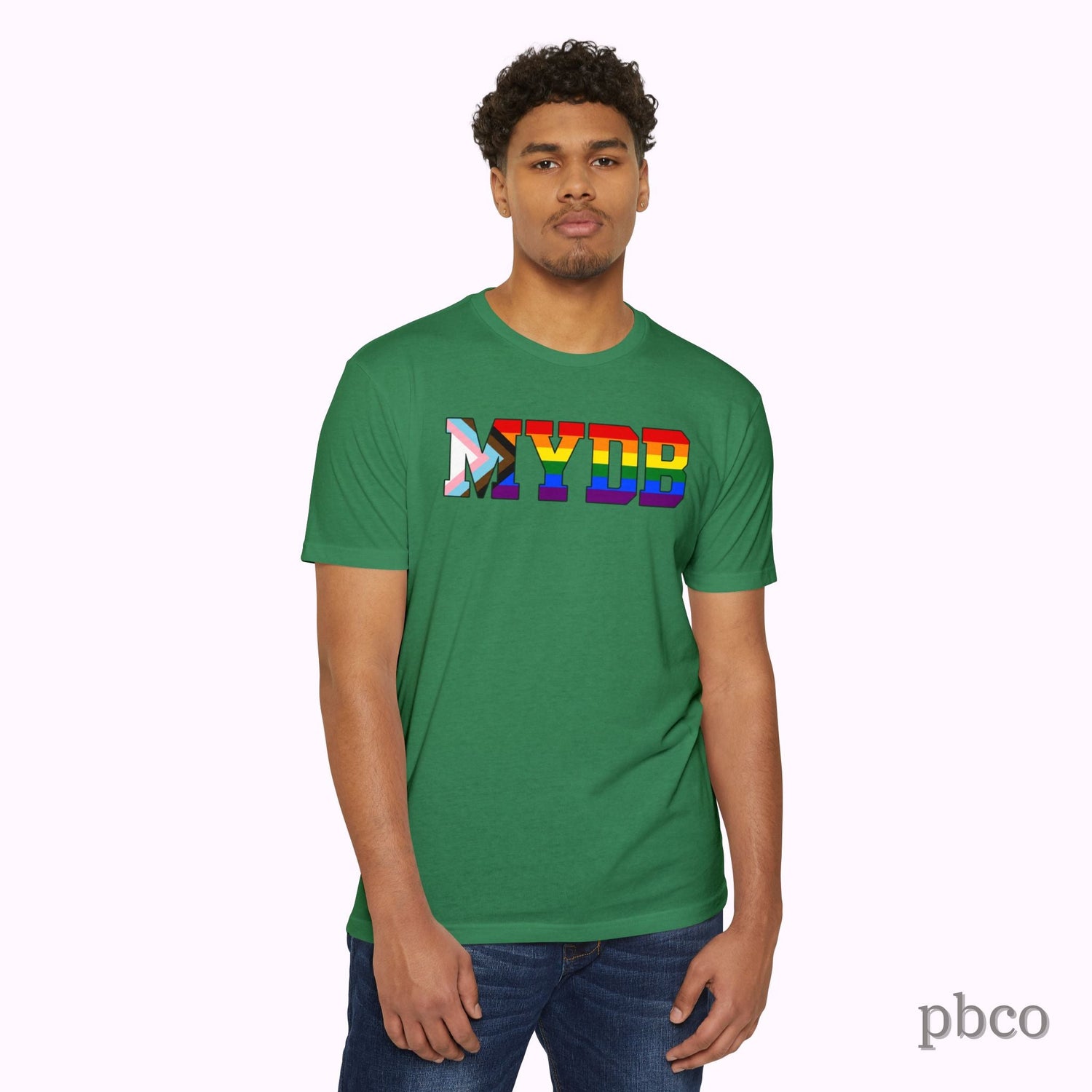 MYDB T-Shirt | Mind Your Damn Business | Progress Pride