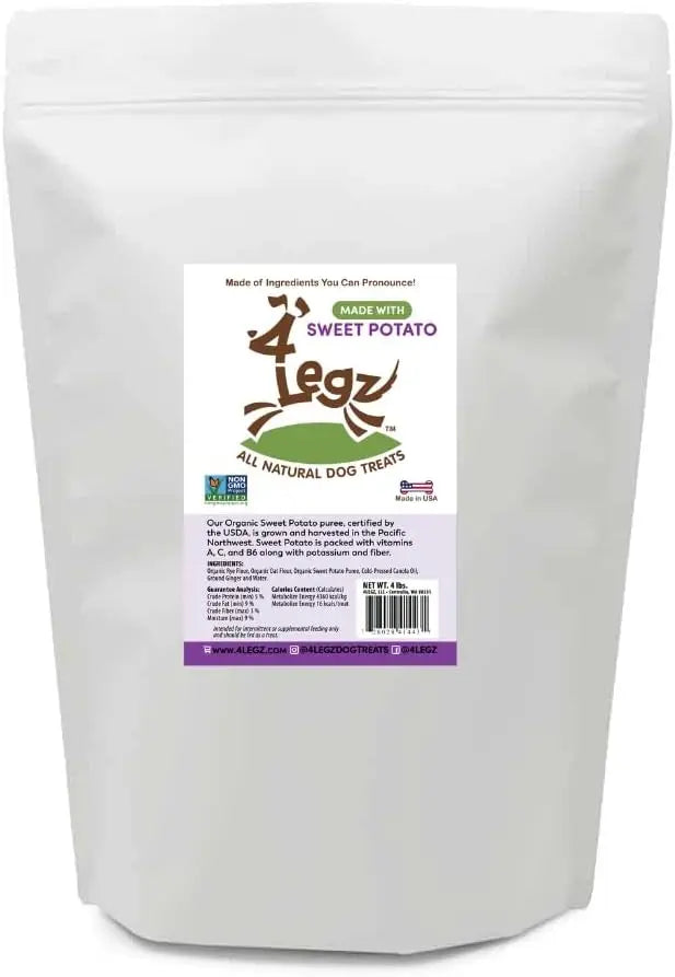 Sweet Potato Dog Treats - Healthy and Delicious Canine Snack - 4Legz