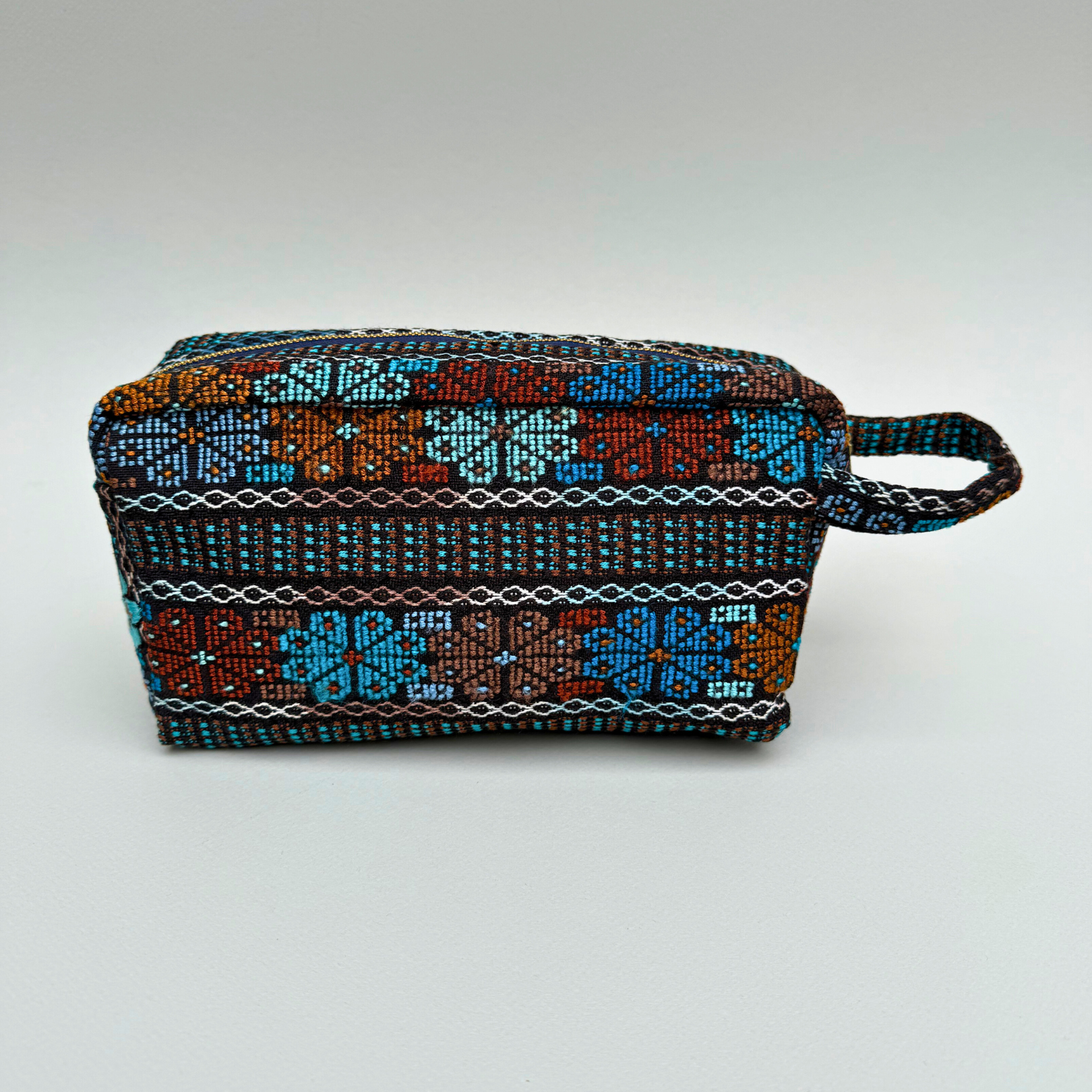 Handwoven (and Spill Proof) Cosmetic Travel Bag