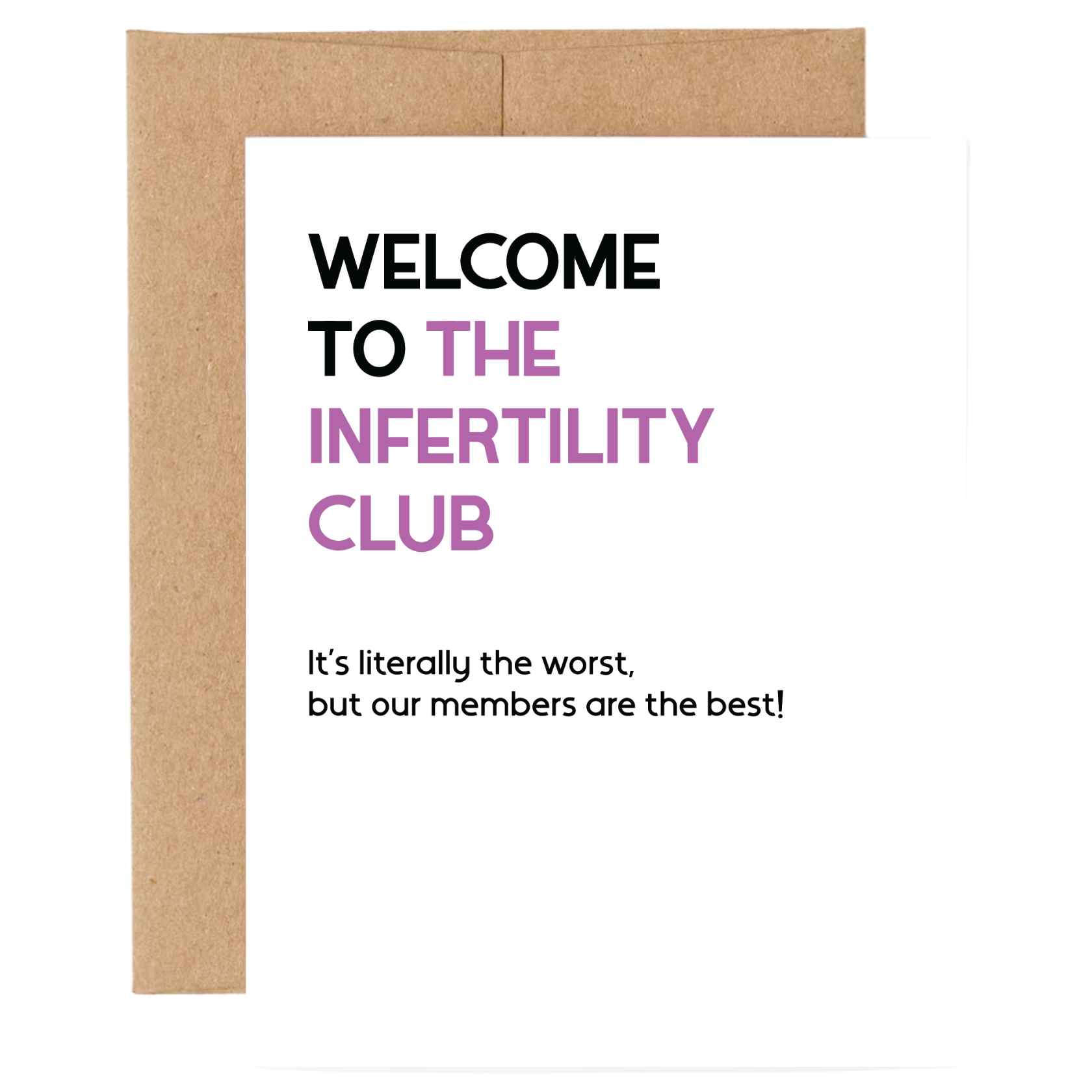 Infertility Club Card