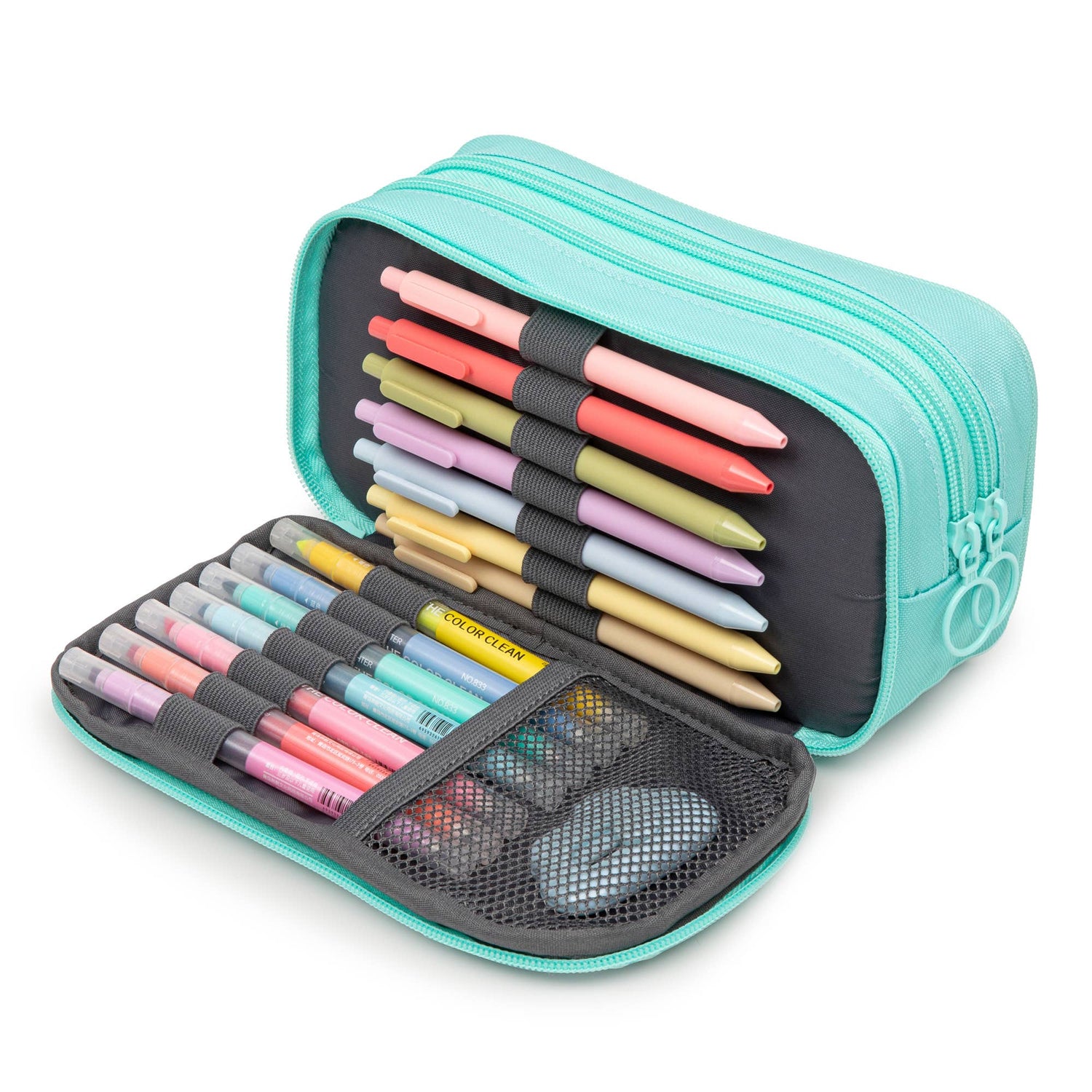 ZIPIT Half &amp; Half Pencil Case, Aesthetic Pouch