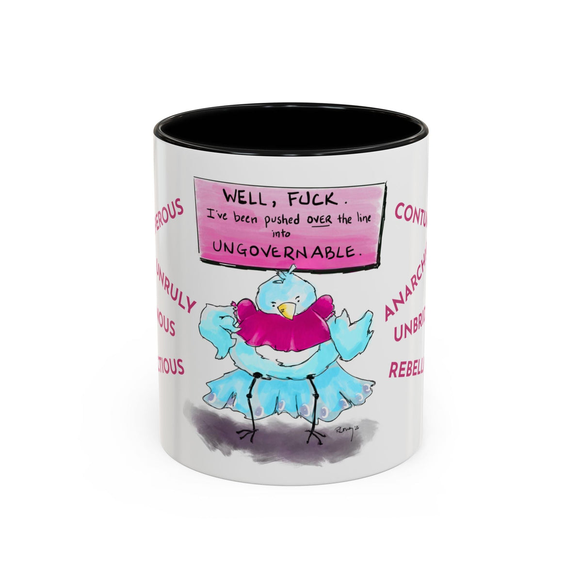 Contumacious Bird Coffee Mug — UNGOVERNABLE