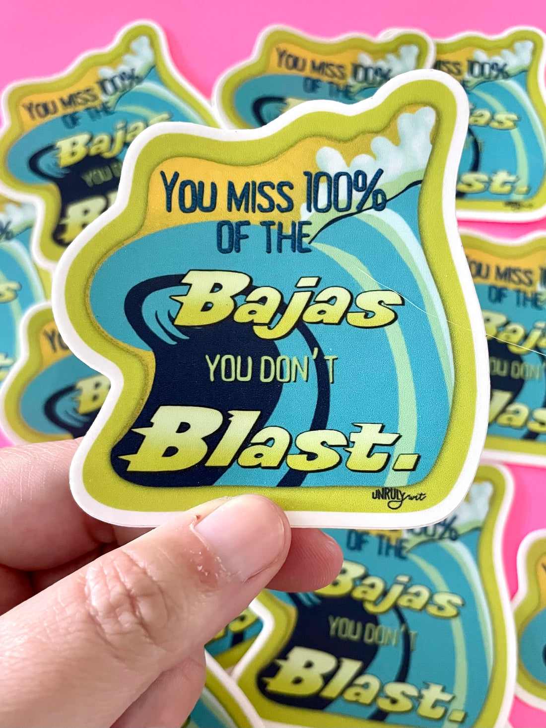 Baja That Blast Sticker