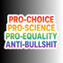 A die-cut vinyl sticker with a white border featuring the text &