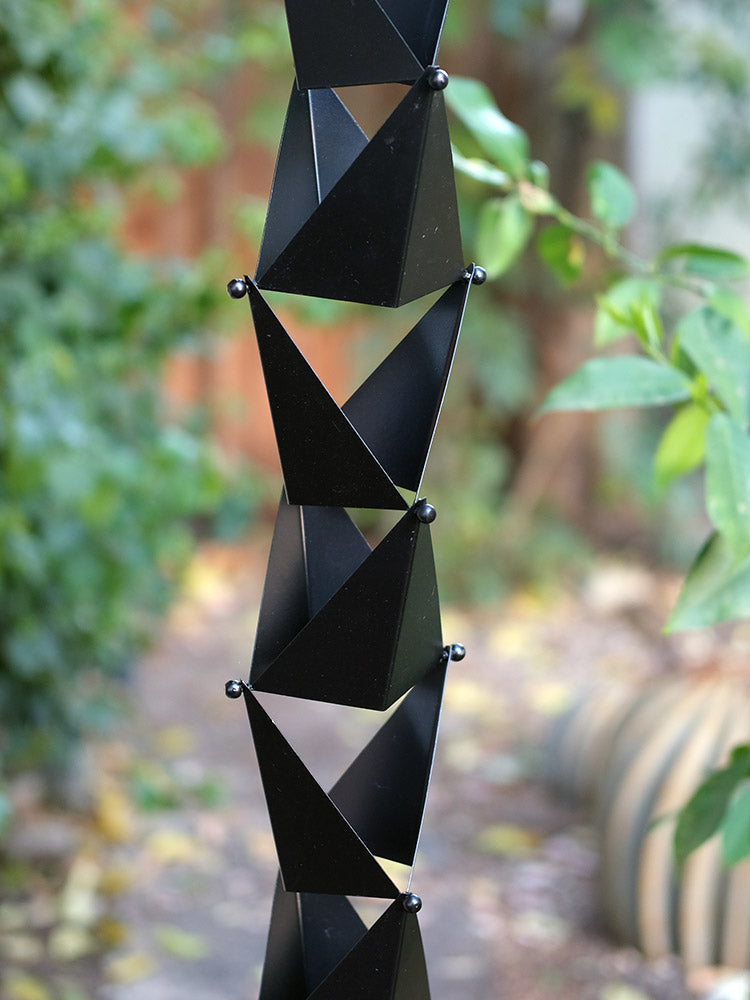 Origami™ Rain Chain black powder coat 
