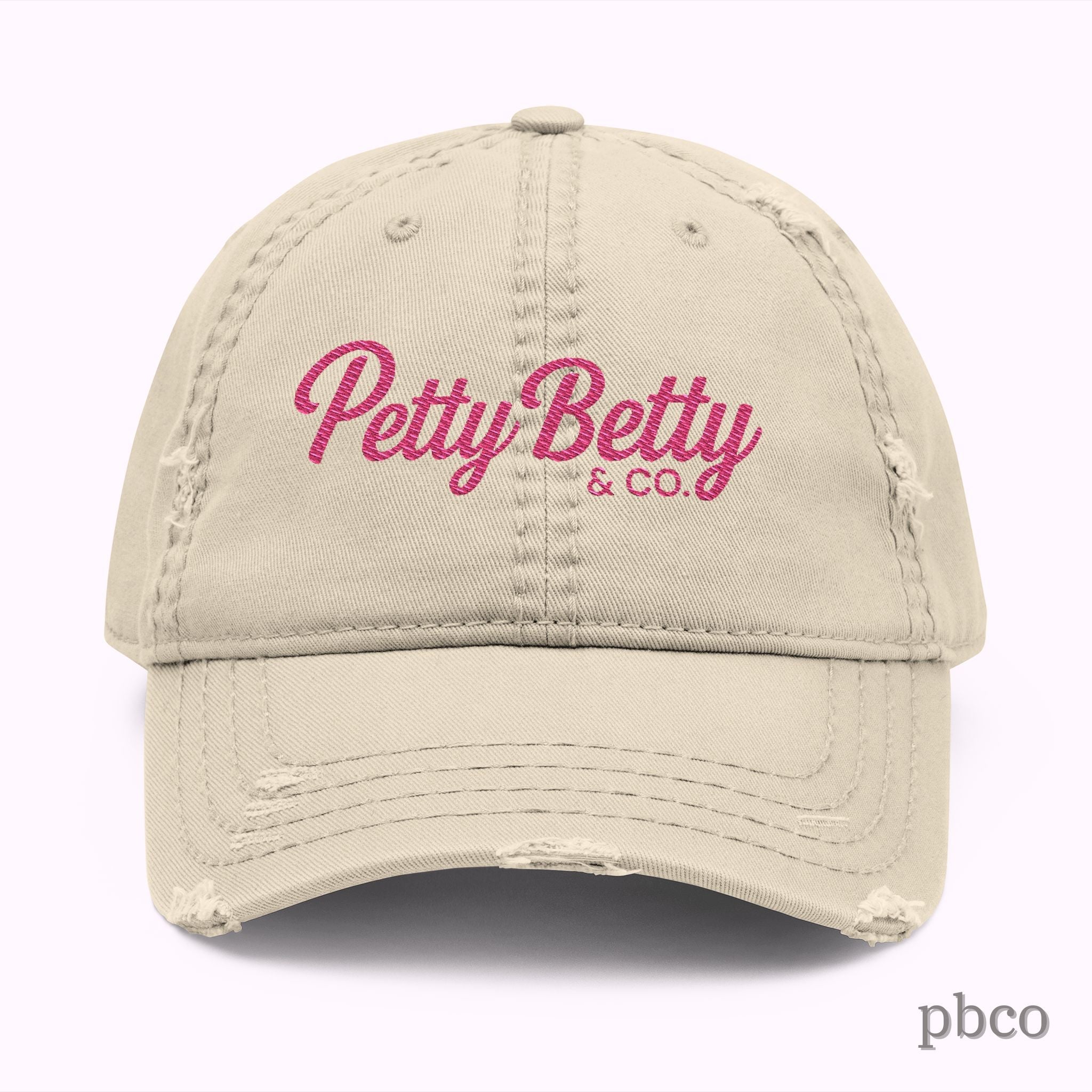 Petty Betty &amp; Co. Distressed Hat
