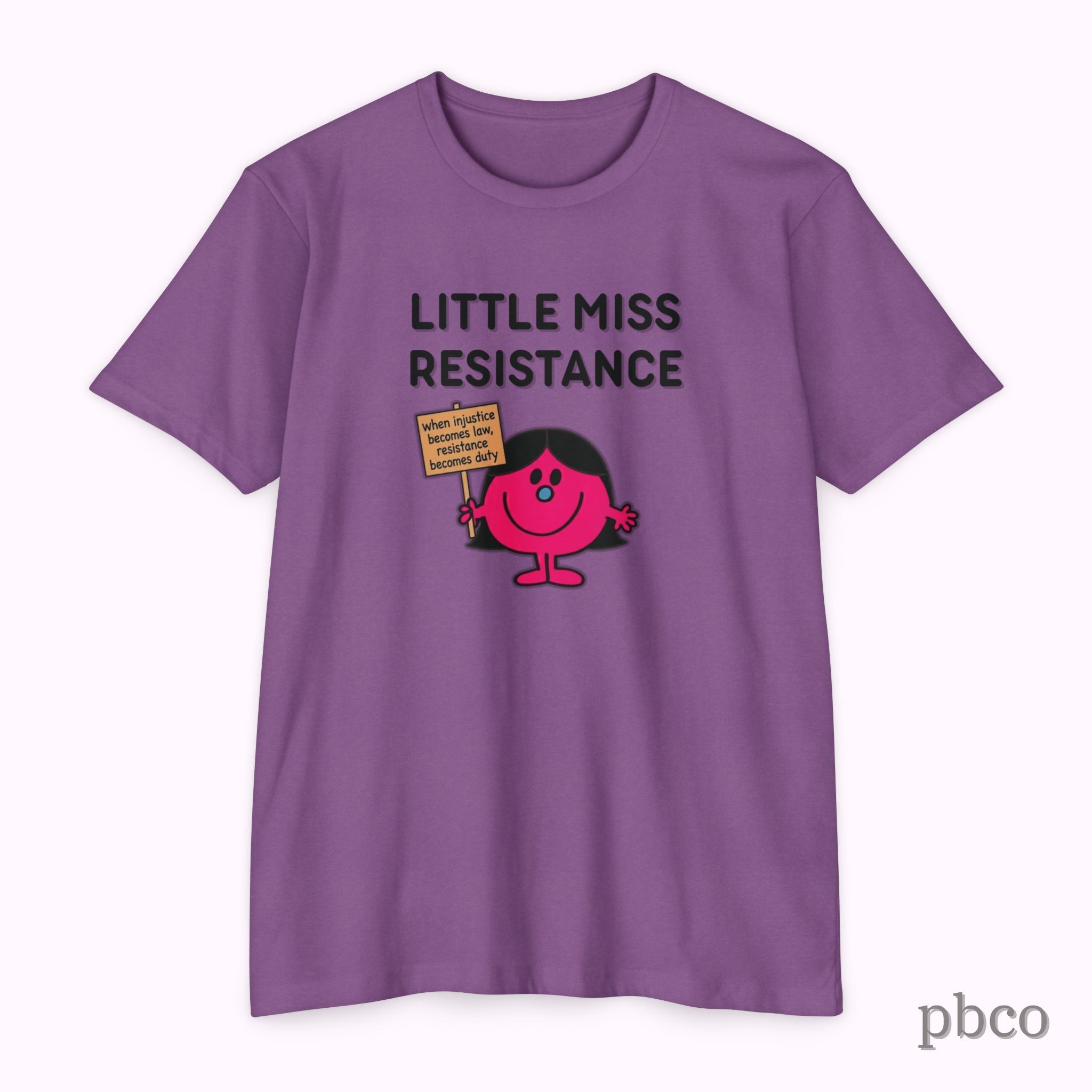 Little Miss Resistance T-Shirt — Feminist Protest Graphic Tee