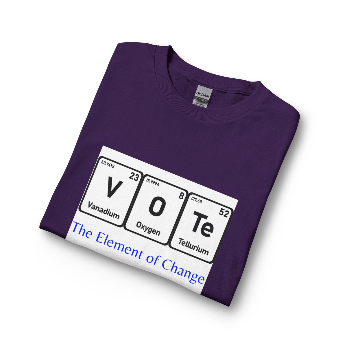 Vote Long Sleeve Tee — "The Element of Change" Political Graphic Shirt