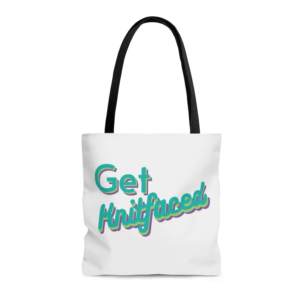 Get Knitfaced Tote Printed Bag
