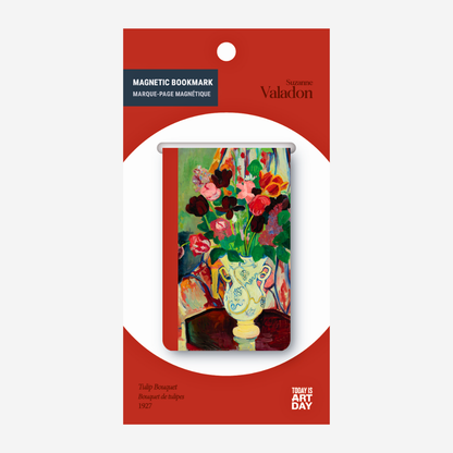 Suzanne Valadon Magnetic Bookmark — Tulip Bouquet