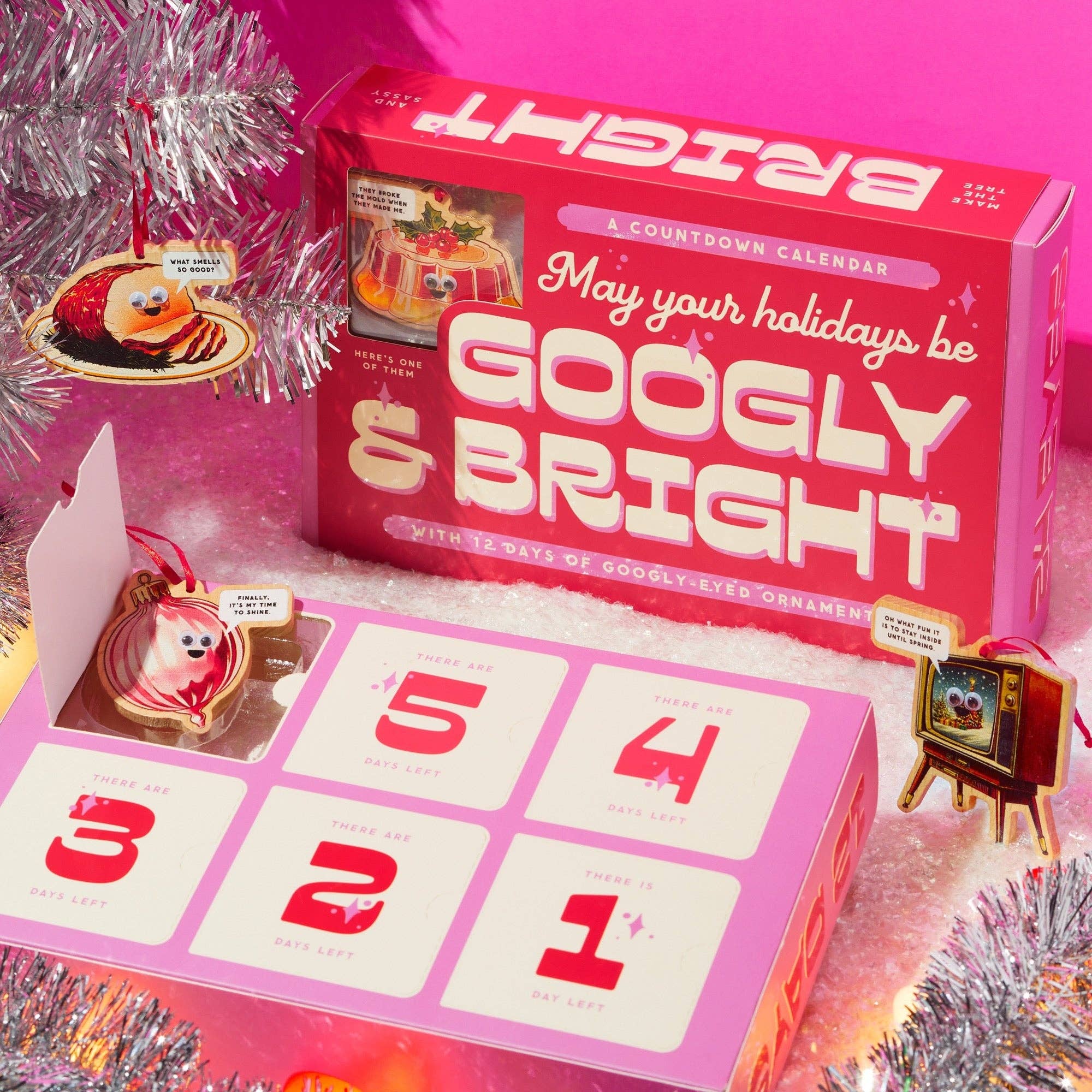 Brass Monkey Googly &amp; Bright Holiday Advent Calendar