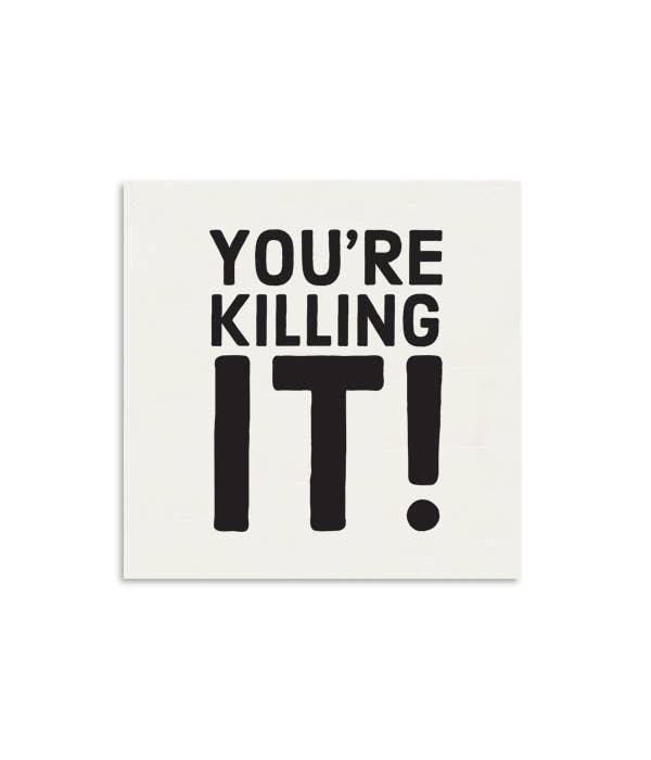 Mini greeting card with text &