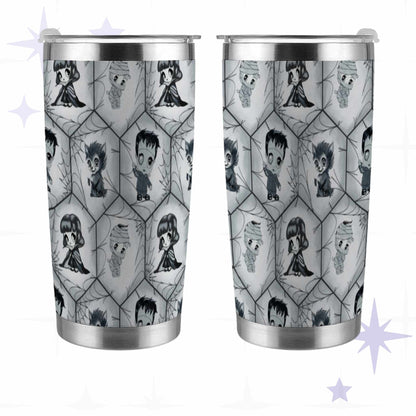 The Classics Monster Tumbler, Black and White