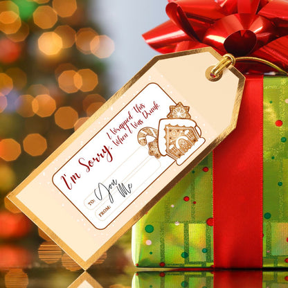 Printable Christmas Present Gift Tags Funny Inappropriate Snarky PDF